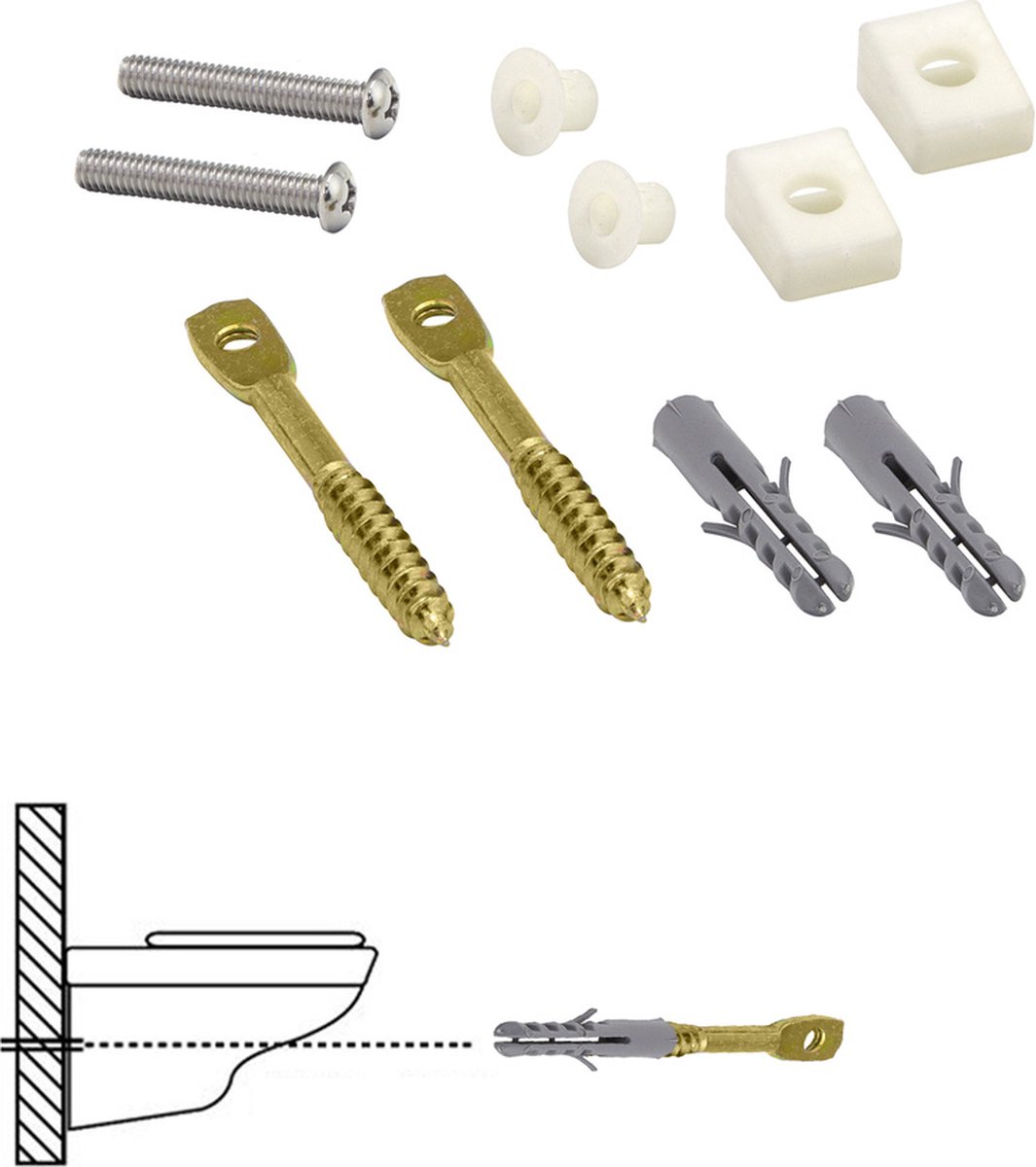 A Forged Tool 13070115 schroefanker & muurplug