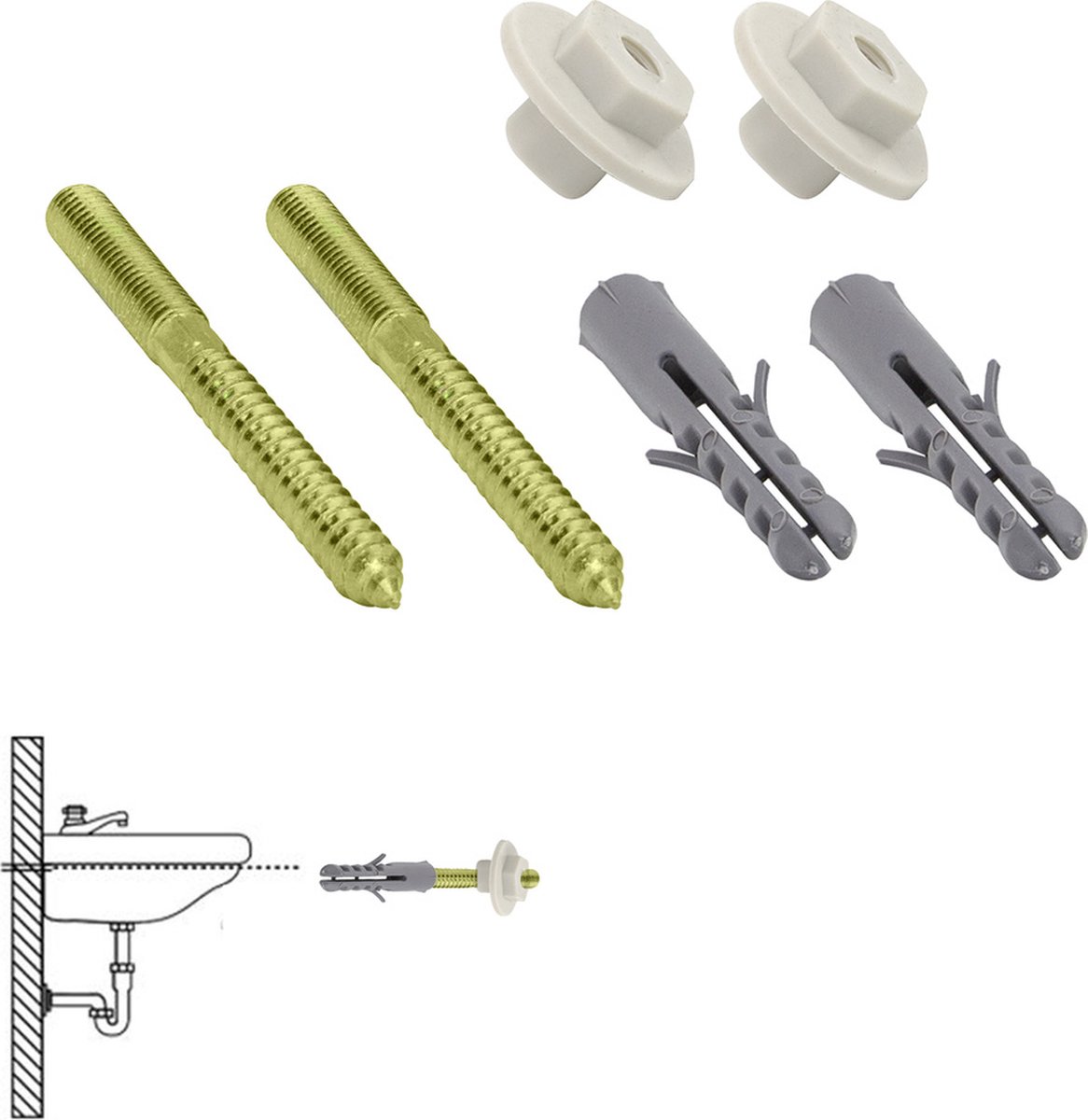 A Forged Tool 13070100 schroefanker & muurplug