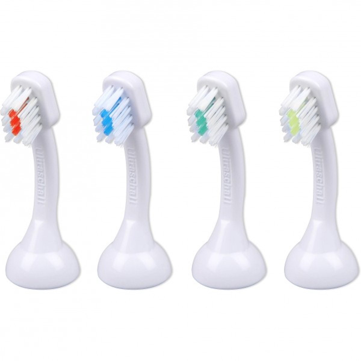 Emmi-dent opzetborstel voor elektrische tandenborstel (rood, groen, blauw en geel)