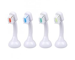 Emmi-dent opzetborstel voor elektrische tandenborstel (rood, groen, blauw en geel)