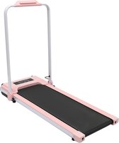 Electric Treadmill for Home, 10 km/h, Fitness, Folding Walking Path, Jogging and LED Display, Jogging, Running, Pink