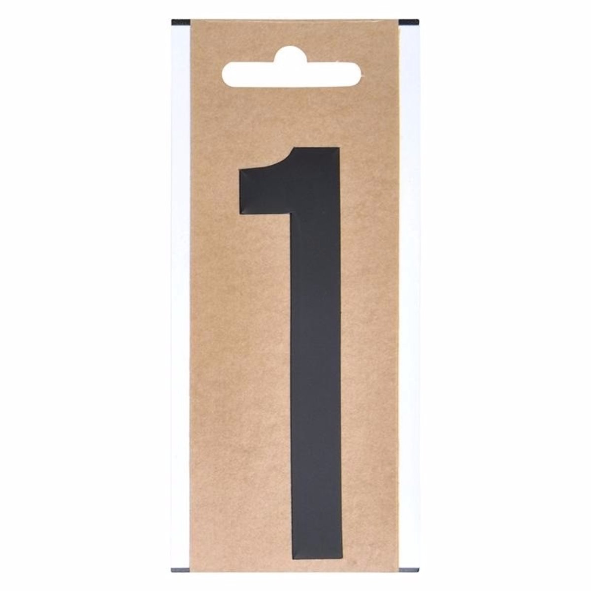 Bootnamen sticker cijfer 1 -