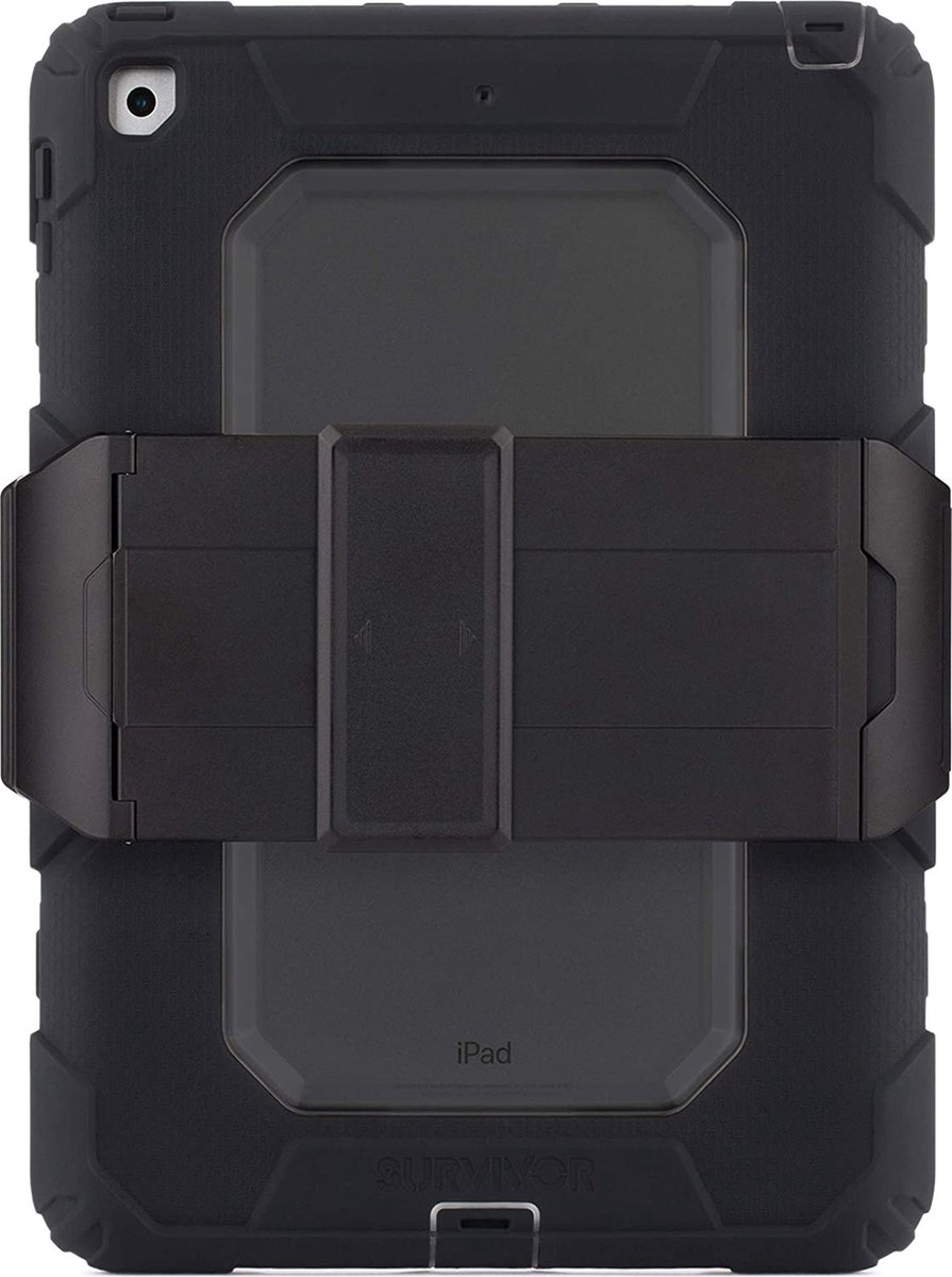 iPad 9.7 (2018)/2017 Rugged Case hoesje - Griffin -  Zwart - Kunststof