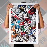 Sneaker Poster J1 Grail Collage