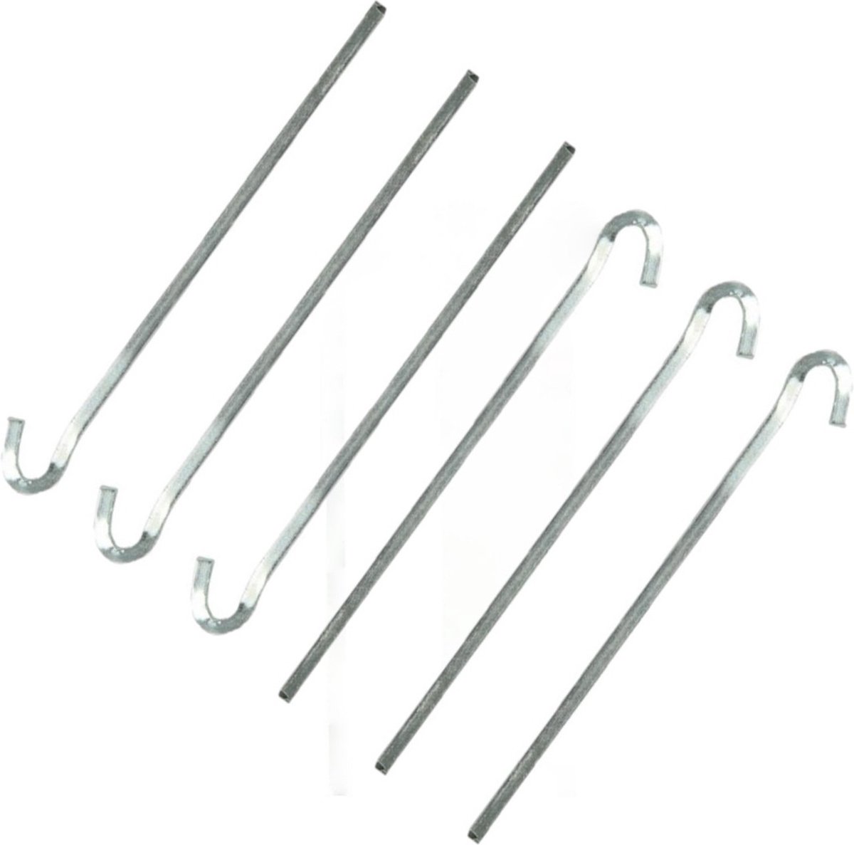 Rotspennen - 30x - Tentharingen - Halfrond - 22 cm - Metaal -