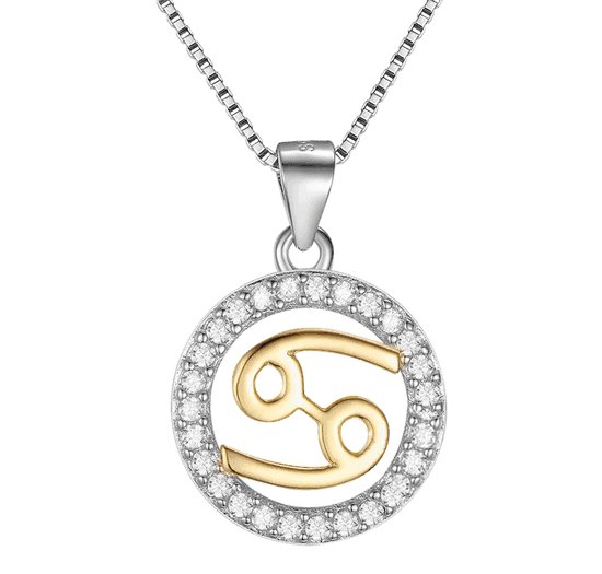 Collier Pendentif En Argent Sterling Doré - Longueur 40 Cm - Occasion à Nettoyer