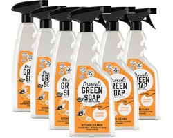 Marcel's Green Soap - Keukenreiniger Sinaasappel & Jasmijn - 6 x 500ml