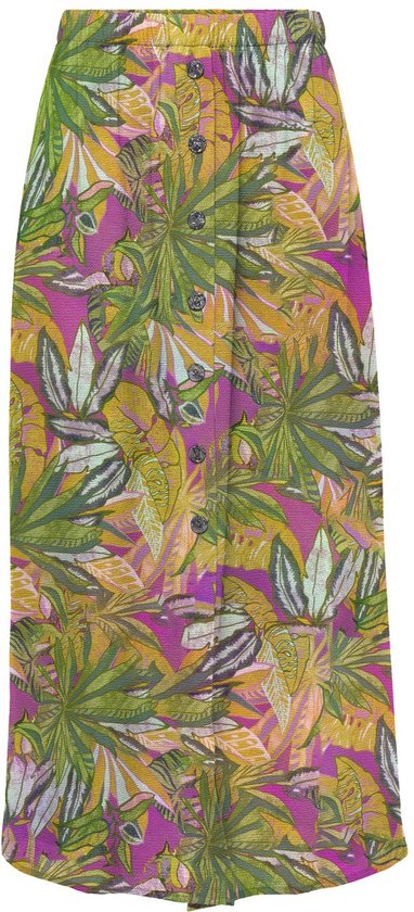 ONLNOVA LIFE VIS BUTTON SKIRT AOP