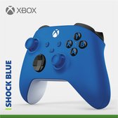 Manette sans fil Xbox Shock Blue pour Xbox Series X|S, Xbox One, Windows 10 et Mobile
