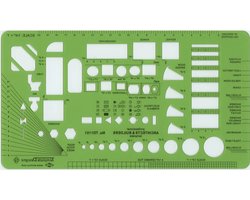 Architecten & Aannemers Professionele Sjabloon # TD1151 - Scale 1/4 inch