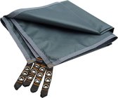 Tentzeil waterdicht 210D campingtent tarp voor Oxford-doek grondzeil met draagtas 1 persoonstent voor wandelen camping picknick reizen Grondzeil