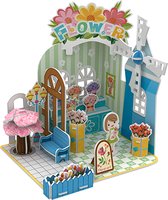 Premium Bouwpakket - Voor Volwassenen en Kinderen - Bouwpakket - 3D puzzel - Modelbouwpakket - DIY - Flower Shop