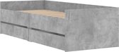 vidaXL-Bedframe-met-lades-betongrijs-90x190-cm