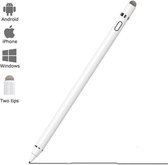 Stylet pour tablette et smartphone - rechargeable - blanc - Convient pour IOS, Android et Windows