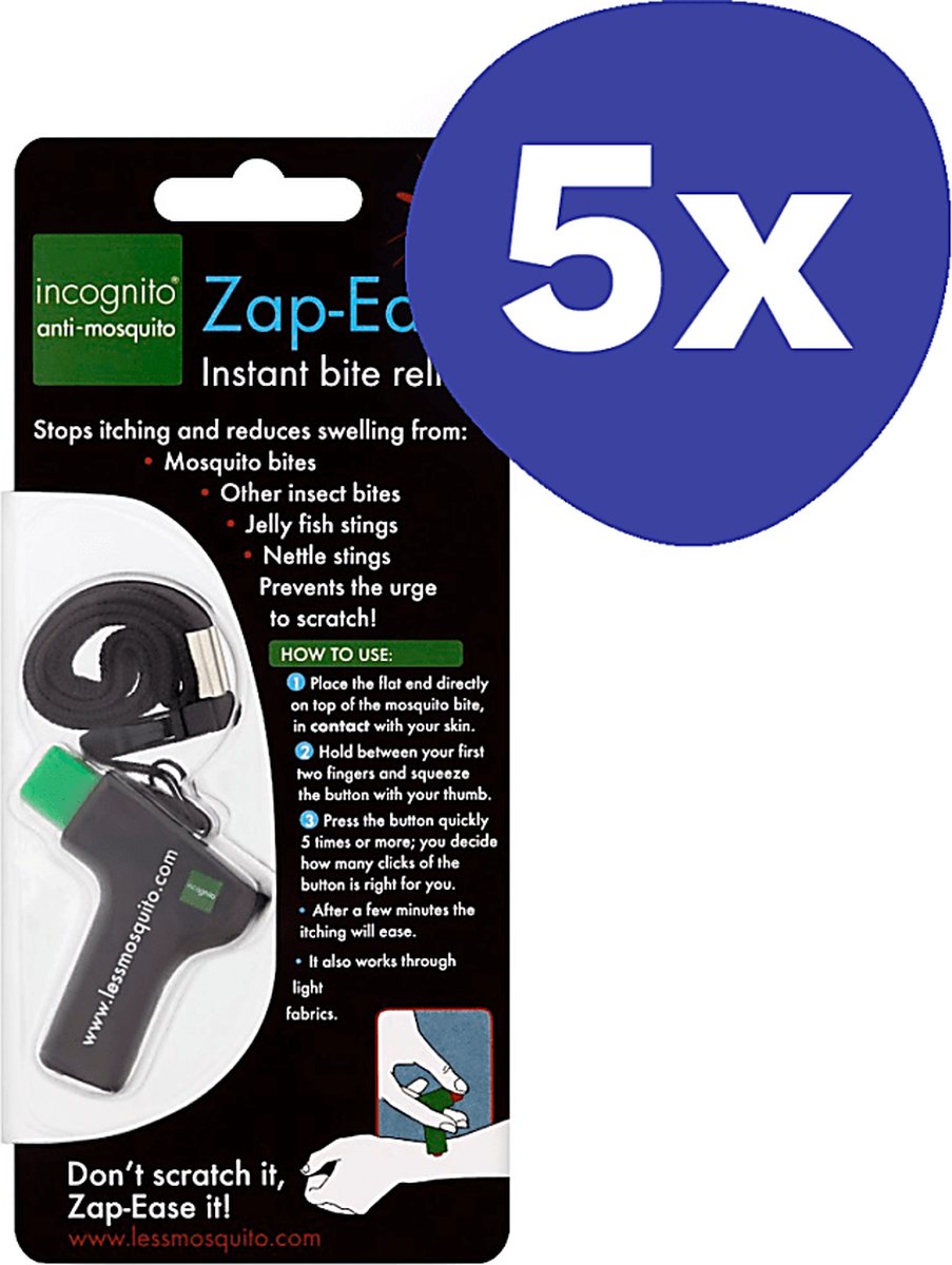 Goedkoopste Incognito Zap-Ease Insecten beet (5 stuks