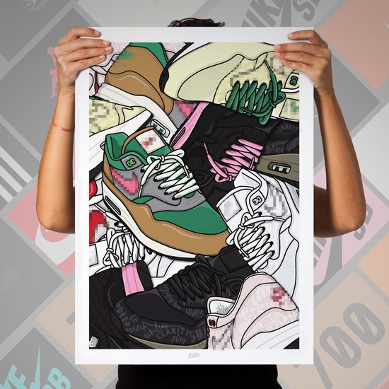 Sneaker Poster AM1 Powerwall Pack Collage
