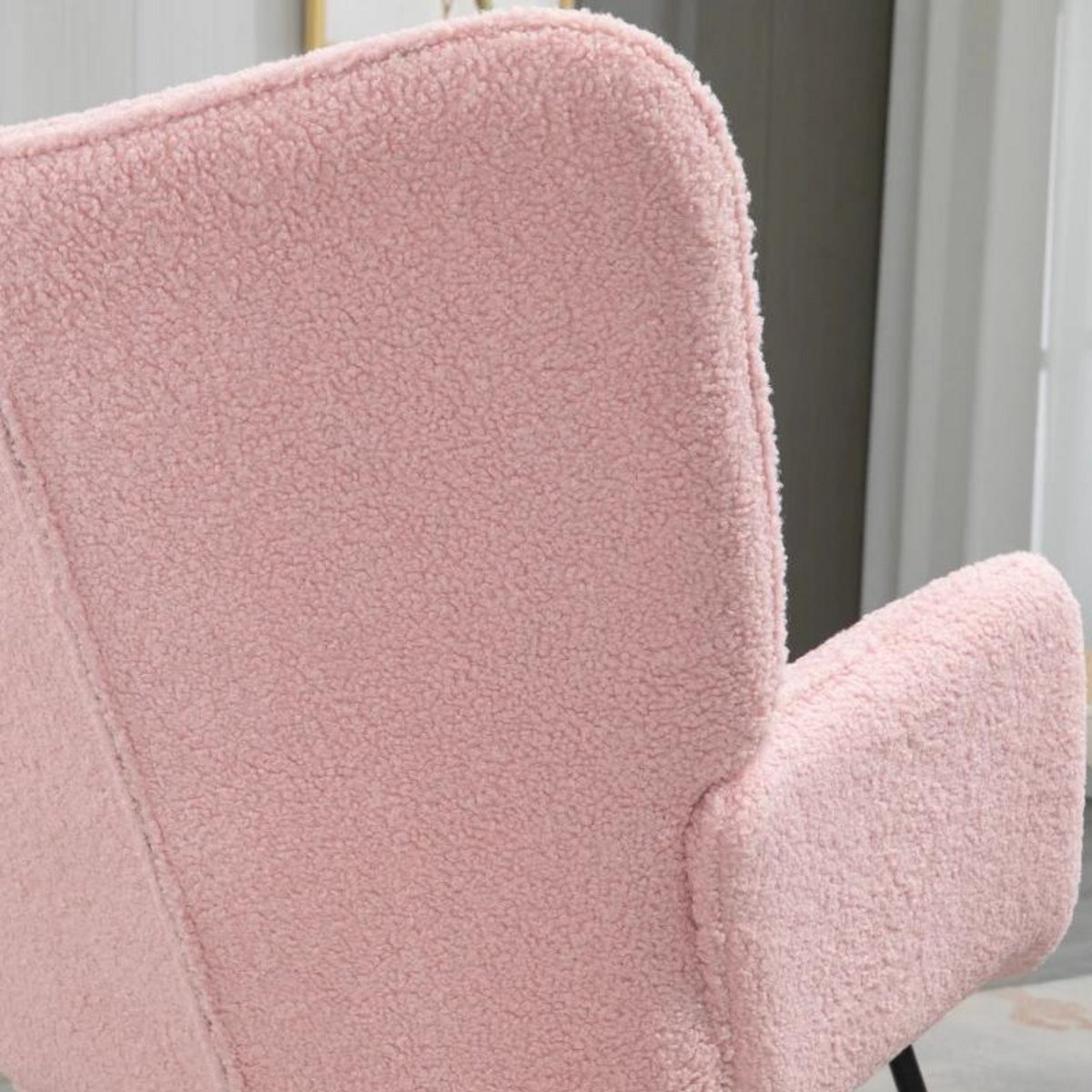 Zenzee Schommelstoel - Schommelstoelen babykamer - Relaxstoel - Fauteuil - Voedingsstoel - Roze — afbeelding 4