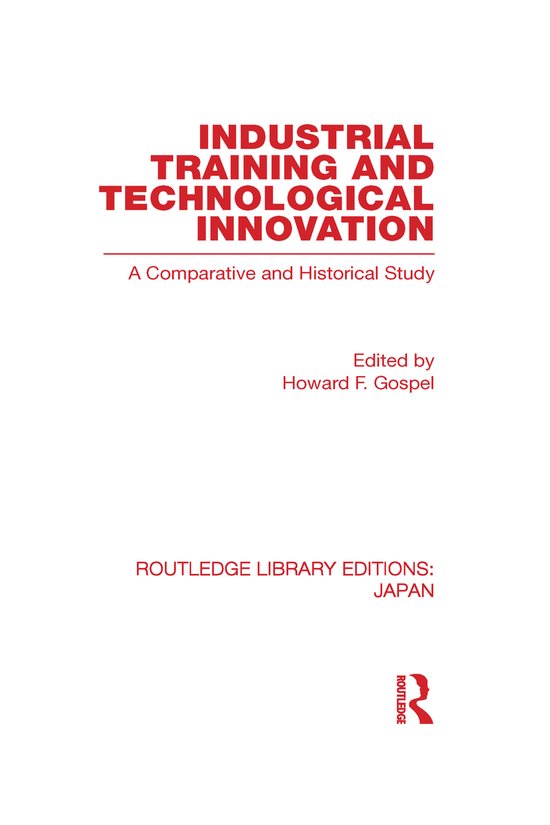 Industrial Training and Technological Innovation - cover