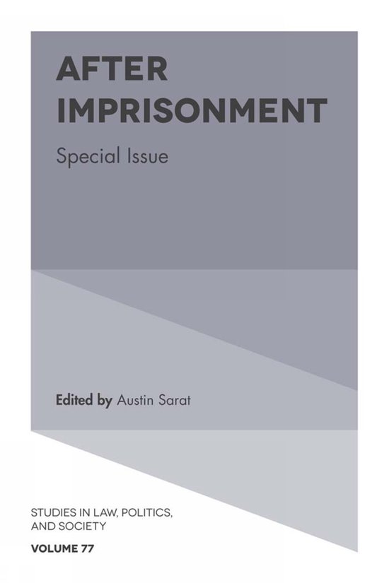 Studies in Law, Politics, and Society- After Imprisonment - cover