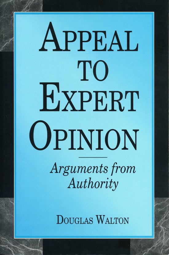 Appeal To Expert Opinion - cover