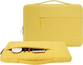 Laptop Aktetas 16 inch, Polyester Multifunctioneel Mouw Verdragend Zak, geel