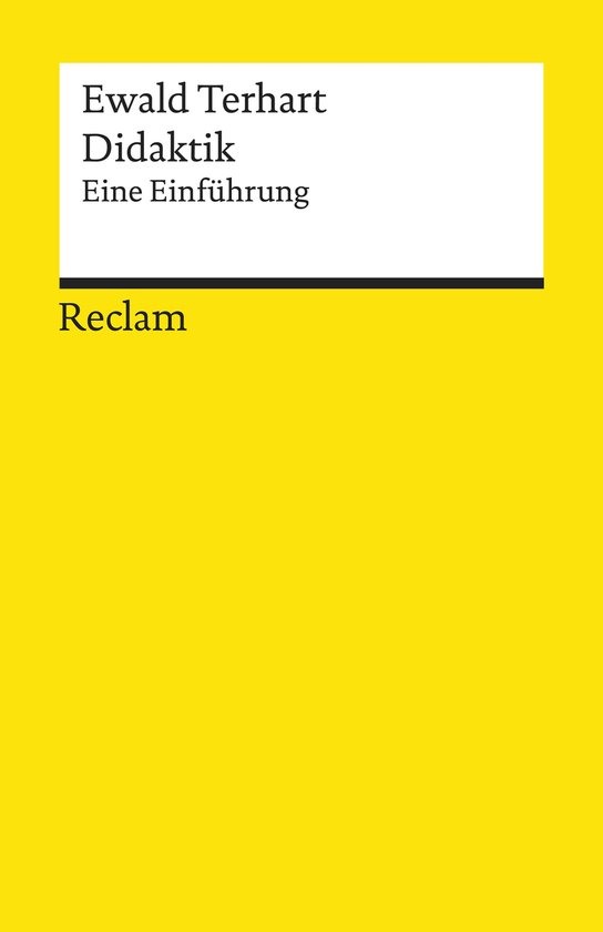 Reclams Universal-Bibliothek - Didaktik. Eine Einführung - cover