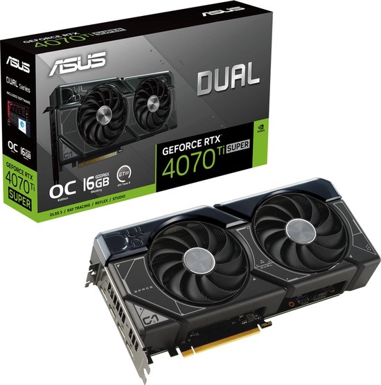 ASUS Dual GeForce RTX 4070 Ti SUPER OC Edition 16GB GDDR6X