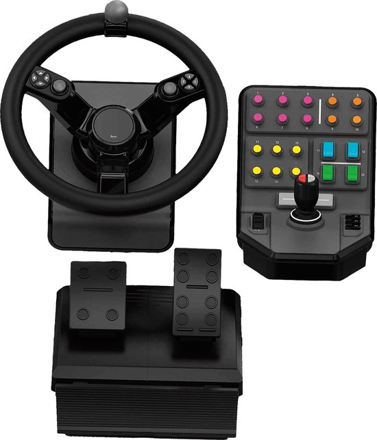 Logitech G Saitek – Farming Simulator Controller – Heavy Equipment bundel – Geschikt voor PC & Mac – Zwart