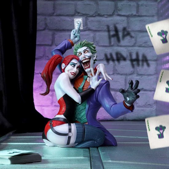 Nemesis Now - DC Comics - De Joker en Harley Quinn Buste 37.5cm