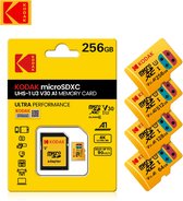 Kodak 256GB Micro SD Geheugenkaart microSDXC UHS-1 V30 A1 memory card voor oa. Nintendo Switch