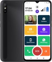 Senifone S1 Senioren Smartphone - Zwart - Voor Ouderen - 64GB - WhatsApp & SOS Functie