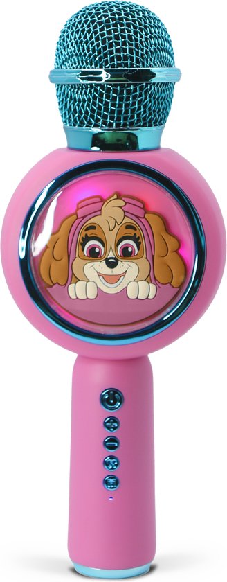 Paw Patrol Skye karaoke microfoon – draadloos – LED – PopSing