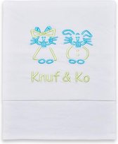 Funnies Wieglaken Knuf & Ko--- Wit 75x100