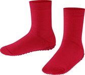 FALKE Catspads antislip noppen katoen merinowol huissokken kinderen rood - Maat 35-38