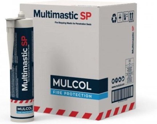 Pâte de remplissage ignifuge 310 ml Mulcol Multimastic SP