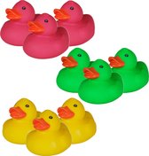 Rubber badeendjes - 18x stuks - badkamer fun artikelen - size 5 cm - kunststof