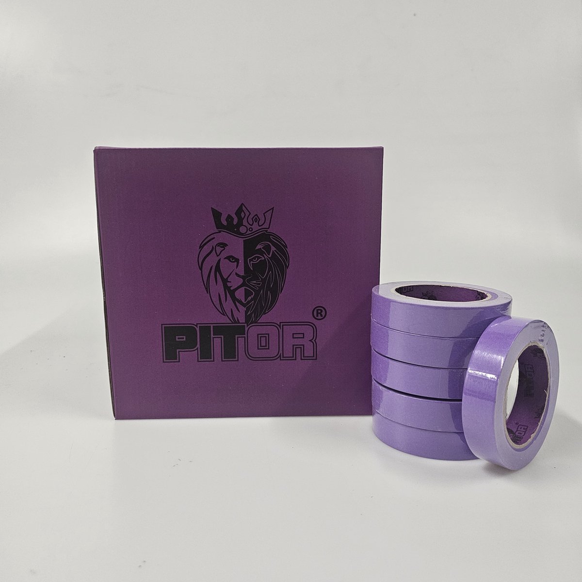 Fine line tape paars smal 24mm x 50m x 32 stuks (PITOR®)