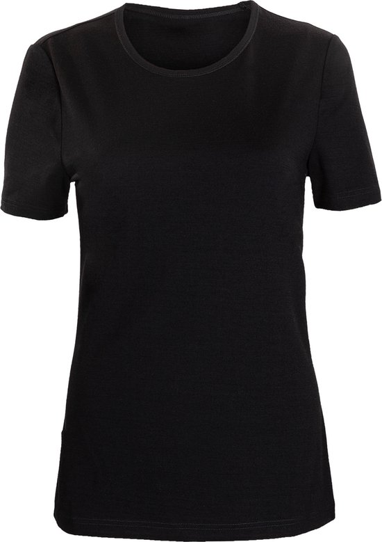 Merinowol Shirt - Dames - Base Layer - Zwart