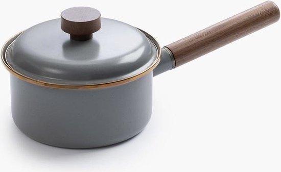 Barebones SAUCEPAN ENAMEL SLATE GREY - Steelpannen - Slate Grey