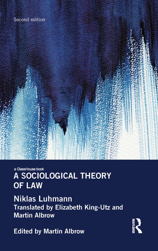 A Sociological Theory of Law - cover
