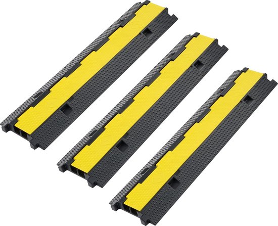 UISEBRT 4 stuks vloerkabelbrug vloer kabelgoot slangbrug