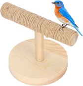 Metalen Vogel Speelstandaard - Voor Vogeltraining en Speelplezier