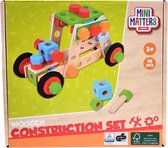 Voertuig bouwen hout 75-delig - Speelgoed - Construction set - Kinderspeelgoed - Vanaf 3 jaar - Tractor