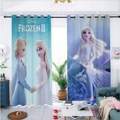 Gordijnen - Frozen - kant en klaar - verduisterend - 138 x 100 cm ( 2 stuks van 69 cm )
