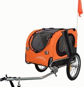 Topmast Bicycle Trailer Remorque à vélo pour chiens - Original - Oranje Medium