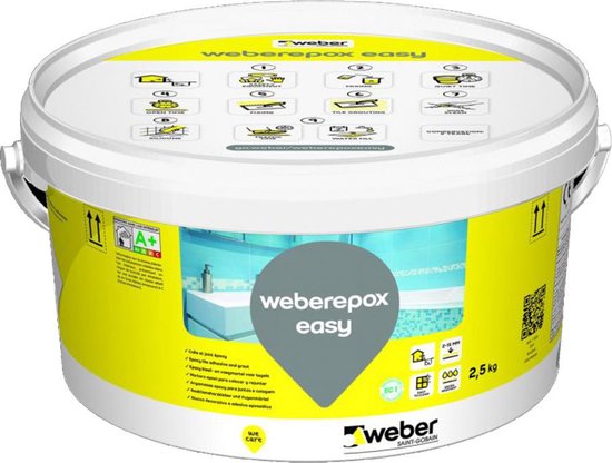 Foto: Weber epox easy 2 5kg pearl grijs