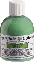 Sugarflair Sugar Sprinkles - Groen - 100g - Gekleurde Suiker - Eetbare Taartdecoratie