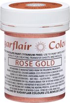 Sugarflair Chocolade Kleurstof - Rose Goud - 35g