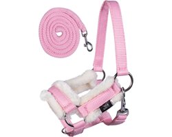 foto van HKM Halster en Halstertouw voor Stokpaard - Hobby Horseing - Roze