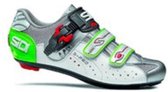 Sidi Scarpe Genius 5-Pro - Racefietsschoenen - Wit Zilver Groen - Maat 38